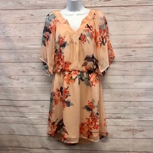 Gypsy 05 100% silk chiffon floral dress